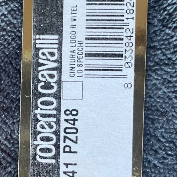 Roberto Cavalli metallic mauve /pale lilac wide belt - Picture 6 of 9